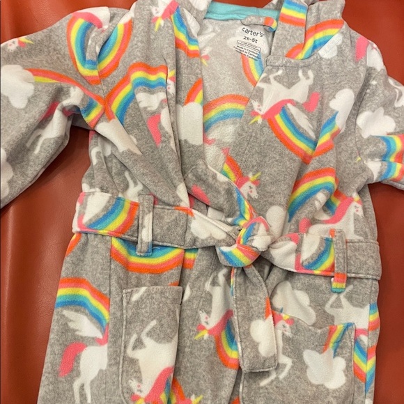 Carter's Multicolor Hooded Robe - Picture 3 of 4